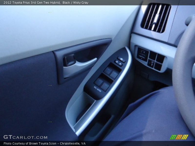 Black / Misty Gray 2012 Toyota Prius 3rd Gen Two Hybrid
