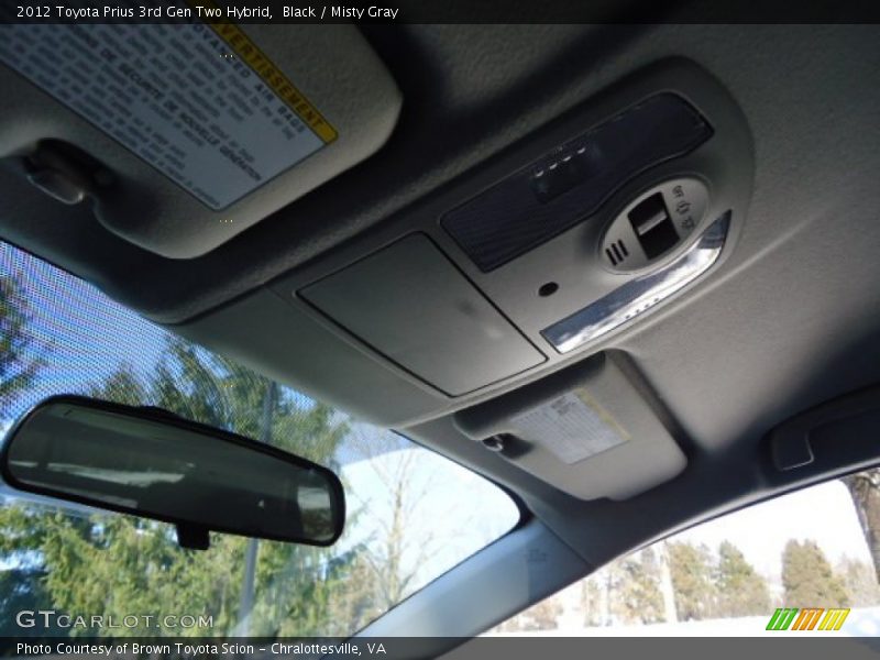 Black / Misty Gray 2012 Toyota Prius 3rd Gen Two Hybrid