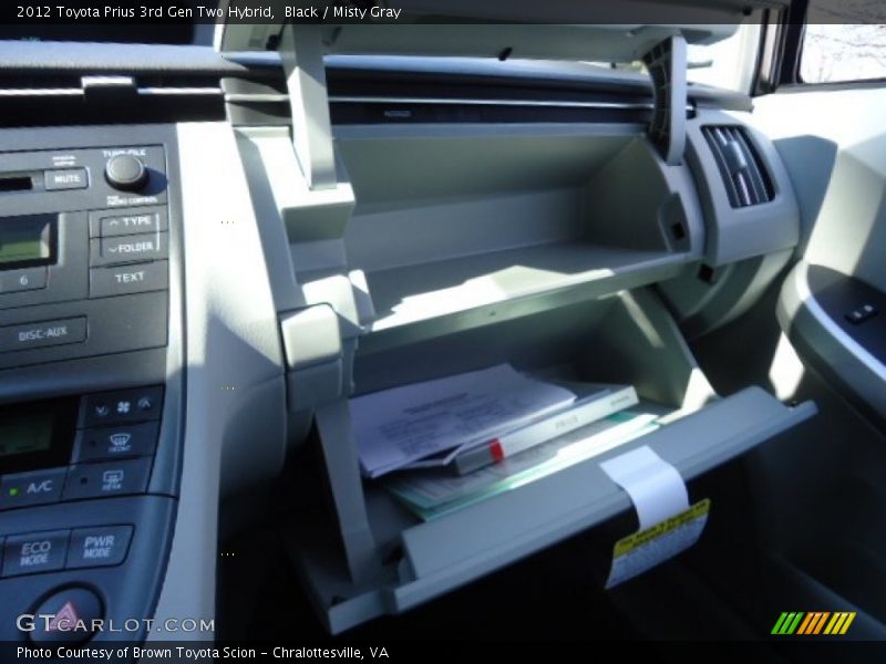 Black / Misty Gray 2012 Toyota Prius 3rd Gen Two Hybrid