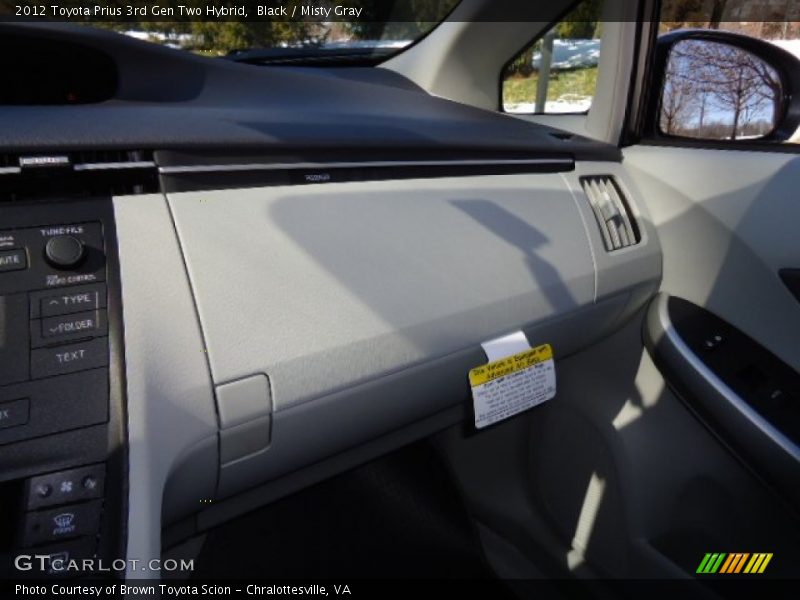 Black / Misty Gray 2012 Toyota Prius 3rd Gen Two Hybrid