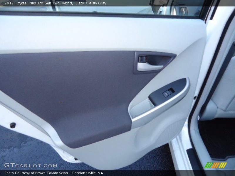 Black / Misty Gray 2012 Toyota Prius 3rd Gen Two Hybrid