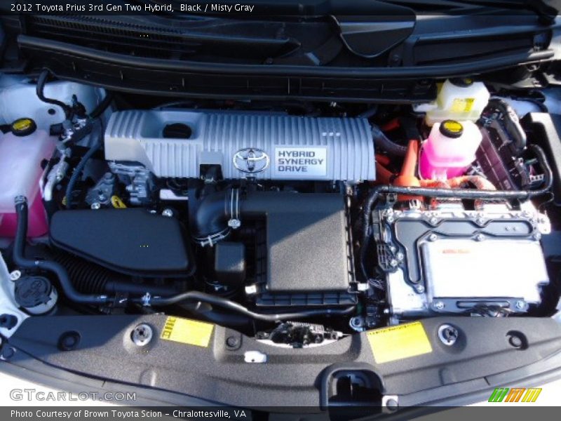 Black / Misty Gray 2012 Toyota Prius 3rd Gen Two Hybrid