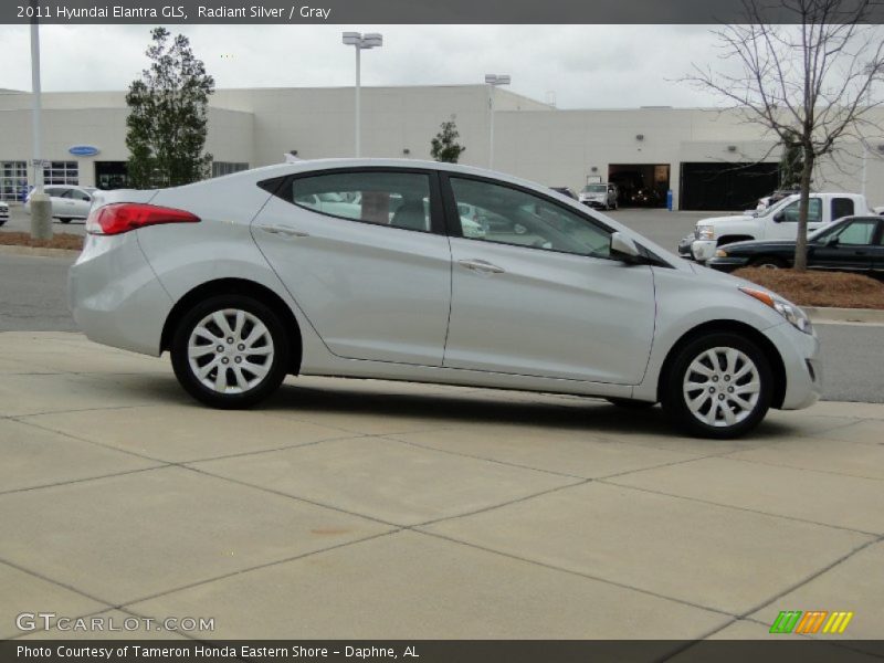 Radiant Silver / Gray 2011 Hyundai Elantra GLS