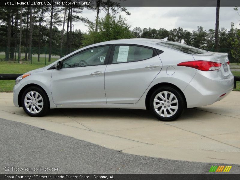 Radiant Silver / Gray 2011 Hyundai Elantra GLS