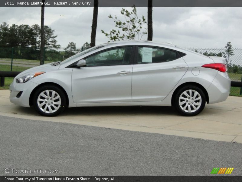 Radiant Silver / Gray 2011 Hyundai Elantra GLS