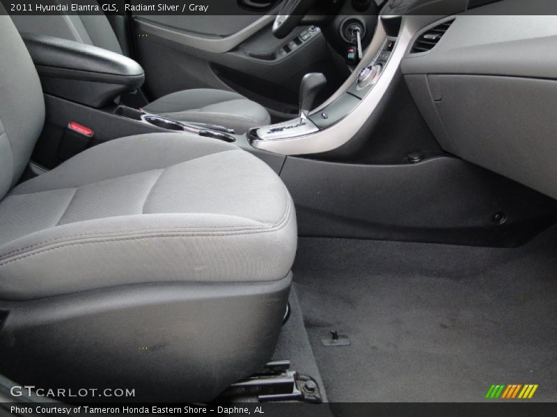 Radiant Silver / Gray 2011 Hyundai Elantra GLS