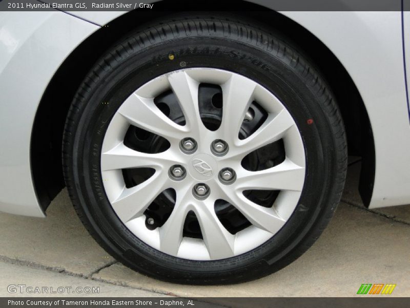 Radiant Silver / Gray 2011 Hyundai Elantra GLS