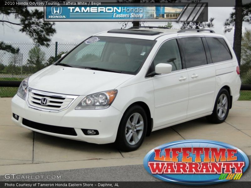 Taffeta White / Beige 2010 Honda Odyssey Touring