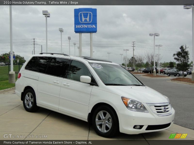 Taffeta White / Beige 2010 Honda Odyssey Touring