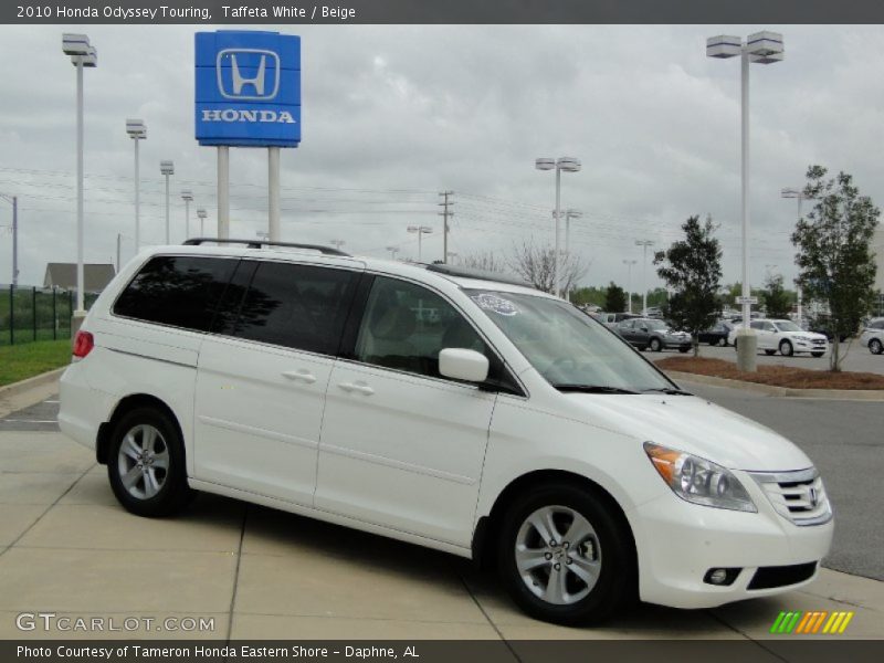 Taffeta White / Beige 2010 Honda Odyssey Touring