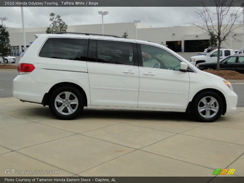 Taffeta White / Beige 2010 Honda Odyssey Touring