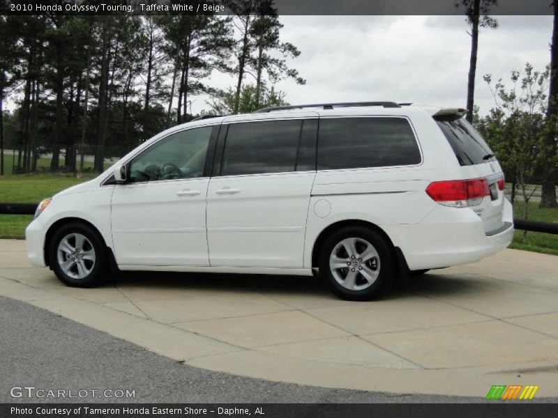 Taffeta White / Beige 2010 Honda Odyssey Touring