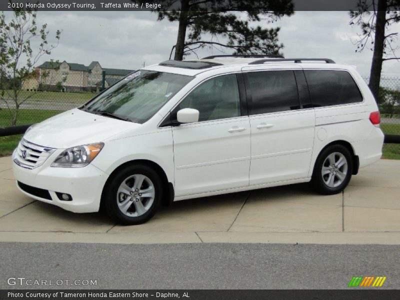 Taffeta White / Beige 2010 Honda Odyssey Touring