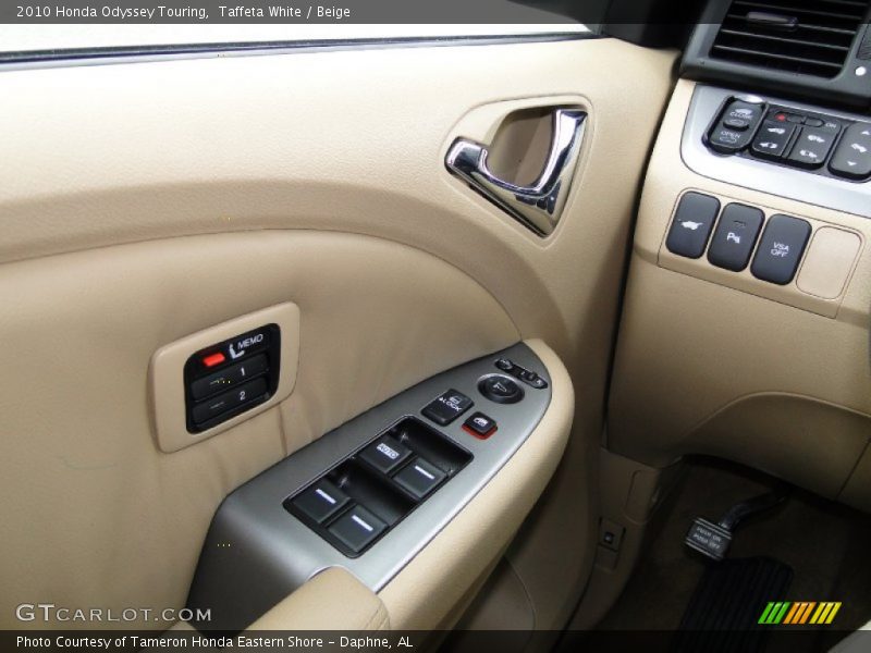 Taffeta White / Beige 2010 Honda Odyssey Touring