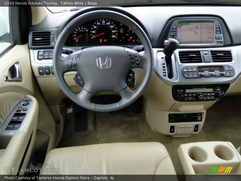 Taffeta White / Beige 2010 Honda Odyssey Touring