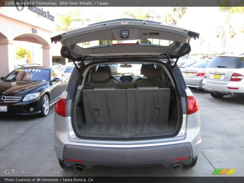Billet Silver Metallic / Taupe 2009 Acura MDX Technology