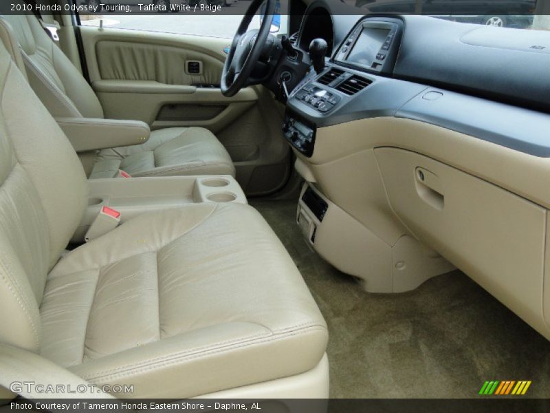 Taffeta White / Beige 2010 Honda Odyssey Touring