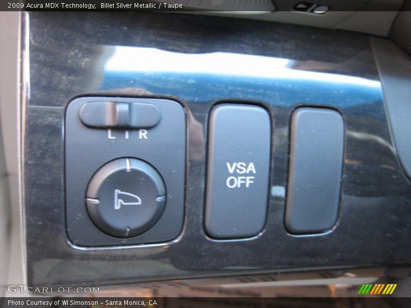 Billet Silver Metallic / Taupe 2009 Acura MDX Technology