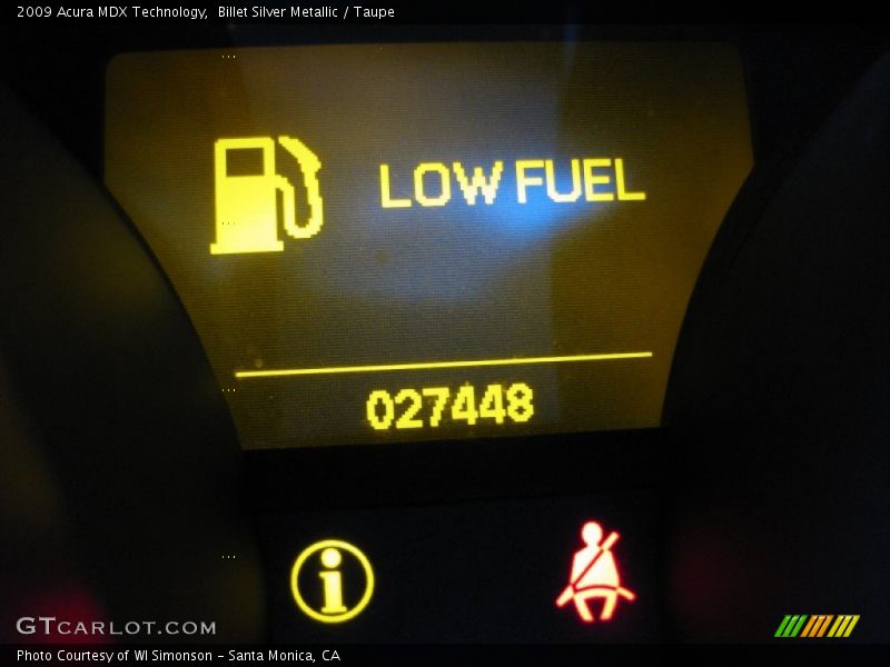 Billet Silver Metallic / Taupe 2009 Acura MDX Technology