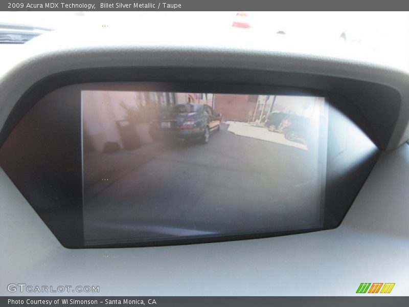 Billet Silver Metallic / Taupe 2009 Acura MDX Technology