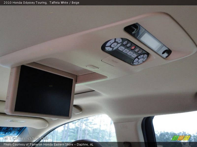 Taffeta White / Beige 2010 Honda Odyssey Touring