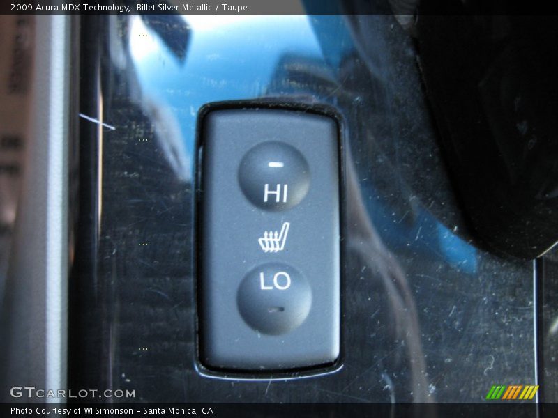 Billet Silver Metallic / Taupe 2009 Acura MDX Technology