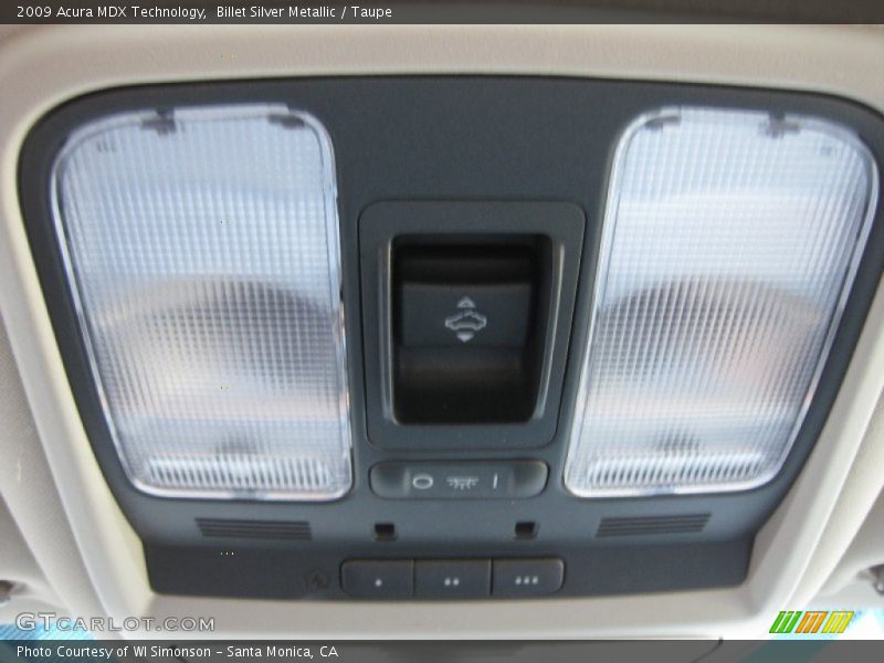 Billet Silver Metallic / Taupe 2009 Acura MDX Technology