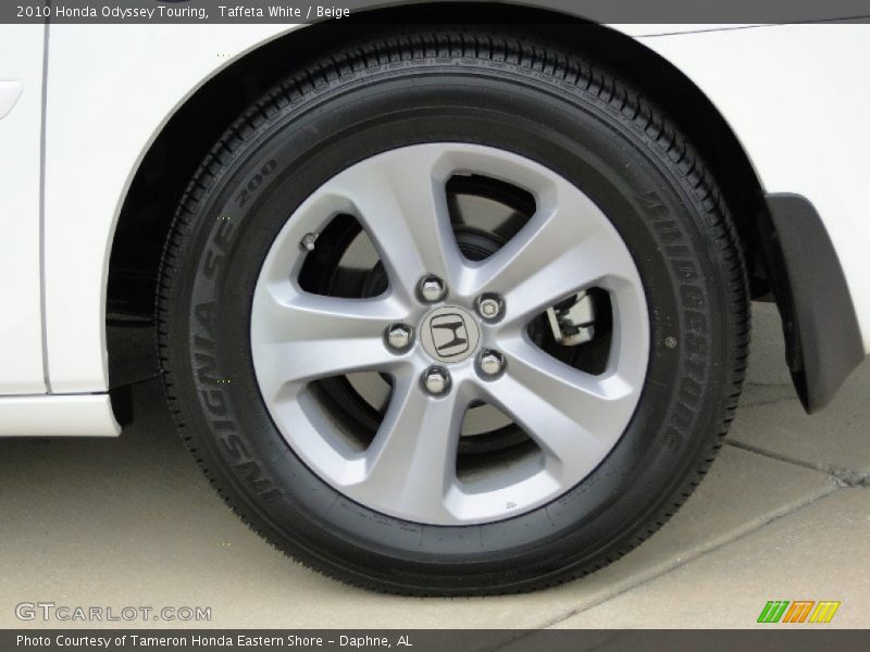 Taffeta White / Beige 2010 Honda Odyssey Touring