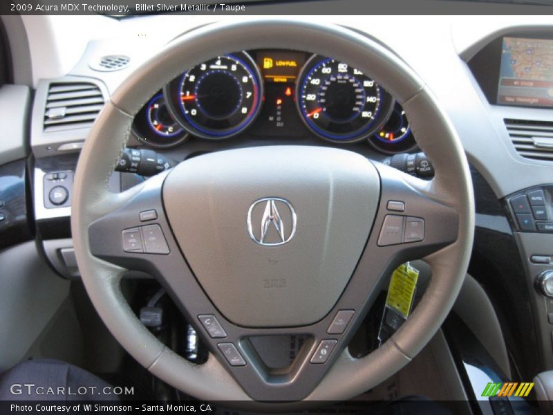Billet Silver Metallic / Taupe 2009 Acura MDX Technology