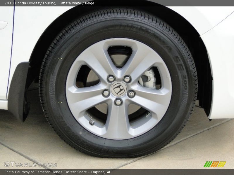 Taffeta White / Beige 2010 Honda Odyssey Touring