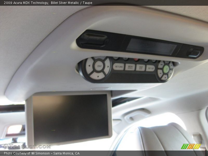 Billet Silver Metallic / Taupe 2009 Acura MDX Technology