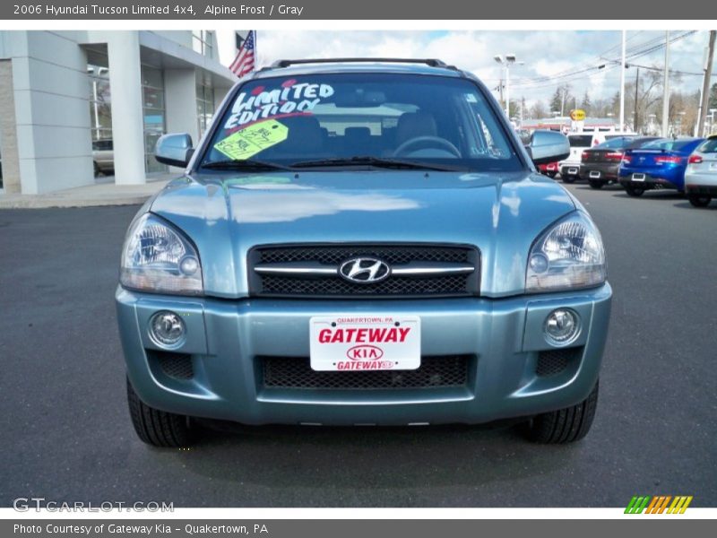 Alpine Frost / Gray 2006 Hyundai Tucson Limited 4x4