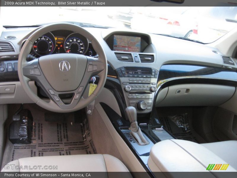 Billet Silver Metallic / Taupe 2009 Acura MDX Technology