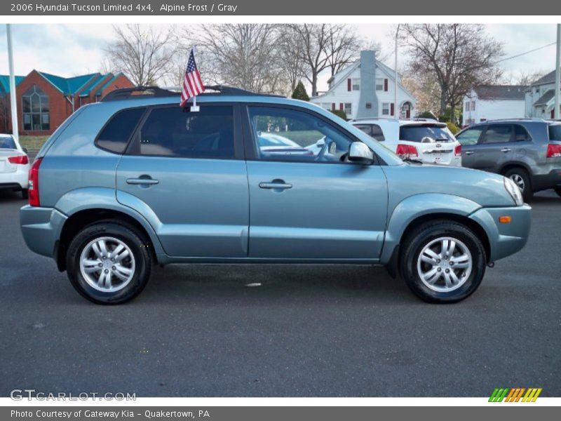 Alpine Frost / Gray 2006 Hyundai Tucson Limited 4x4