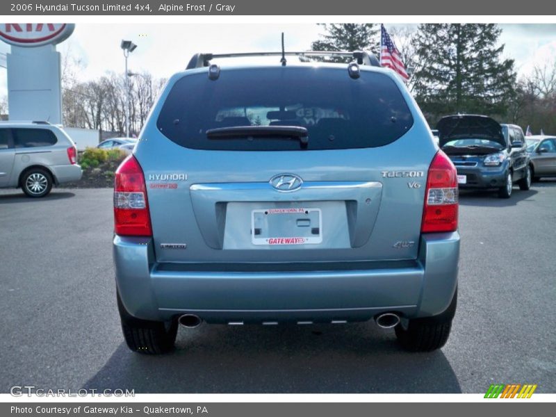 Alpine Frost / Gray 2006 Hyundai Tucson Limited 4x4