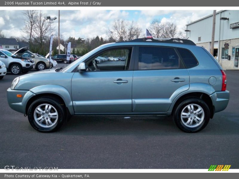 Alpine Frost / Gray 2006 Hyundai Tucson Limited 4x4