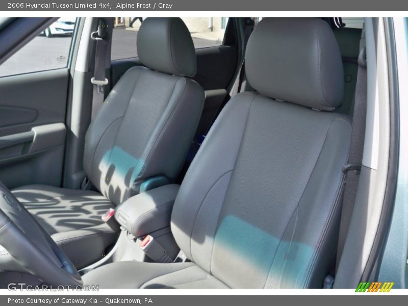 Alpine Frost / Gray 2006 Hyundai Tucson Limited 4x4
