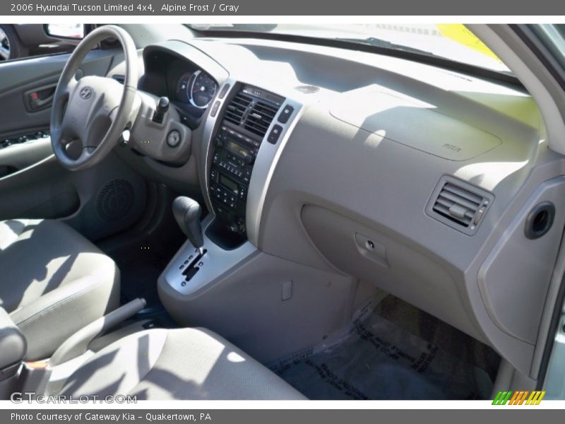 Alpine Frost / Gray 2006 Hyundai Tucson Limited 4x4