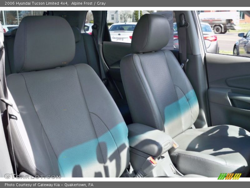Alpine Frost / Gray 2006 Hyundai Tucson Limited 4x4