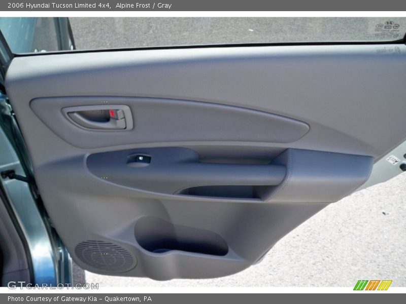 Alpine Frost / Gray 2006 Hyundai Tucson Limited 4x4