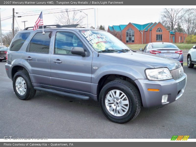 Tungsten Grey Metallic / Black/Light Parchment 2007 Mercury Mariner Luxury 4WD