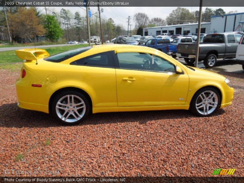 Rally Yellow / Ebony/Ebony UltraLux 2009 Chevrolet Cobalt SS Coupe