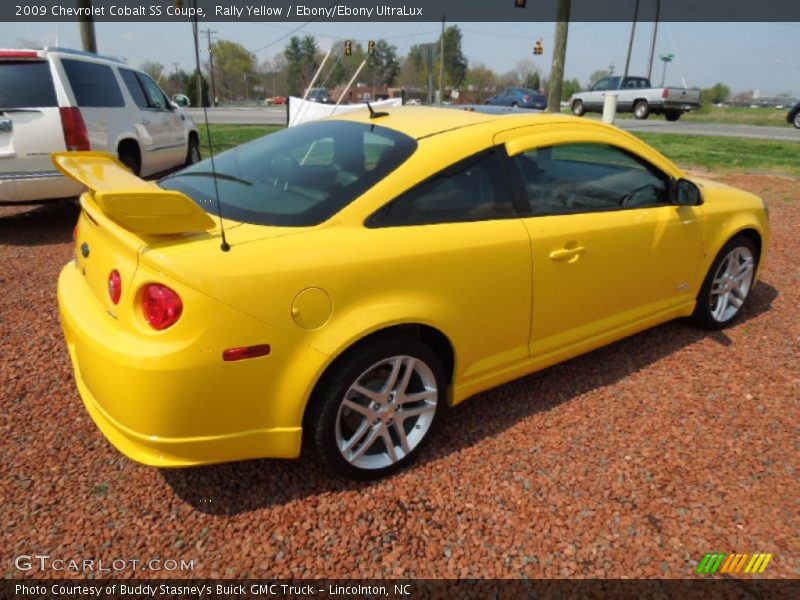 Rally Yellow / Ebony/Ebony UltraLux 2009 Chevrolet Cobalt SS Coupe