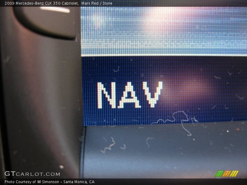 Mars Red / Stone 2009 Mercedes-Benz CLK 350 Cabriolet