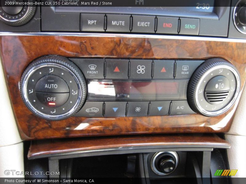 Mars Red / Stone 2009 Mercedes-Benz CLK 350 Cabriolet