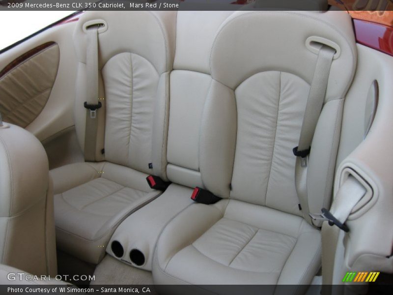 Mars Red / Stone 2009 Mercedes-Benz CLK 350 Cabriolet