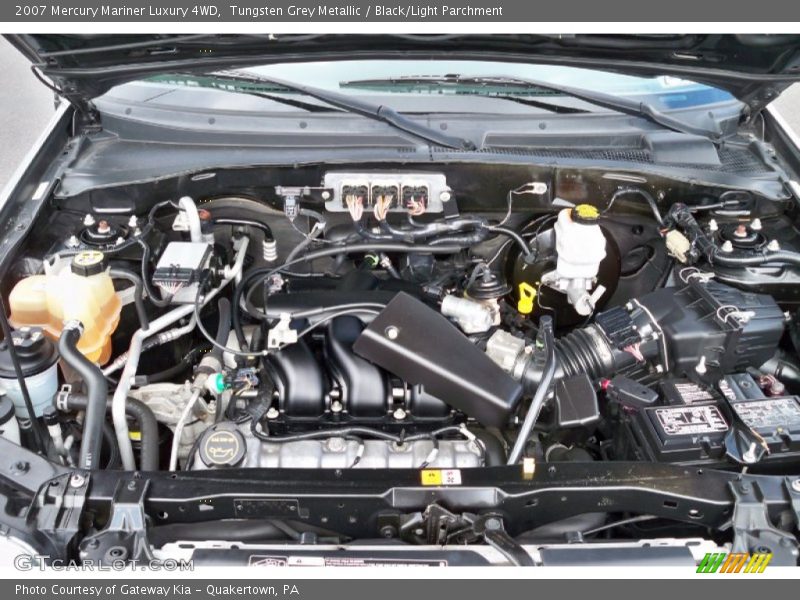Tungsten Grey Metallic / Black/Light Parchment 2007 Mercury Mariner Luxury 4WD