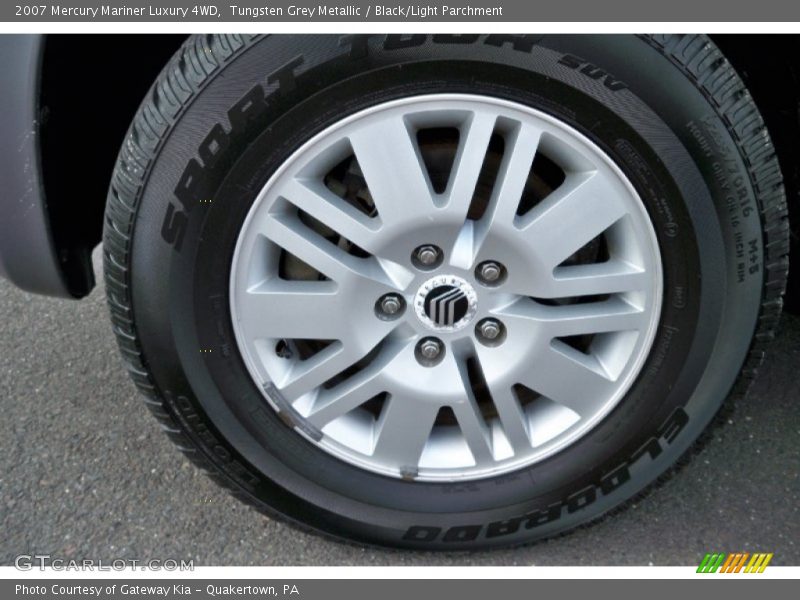 Tungsten Grey Metallic / Black/Light Parchment 2007 Mercury Mariner Luxury 4WD