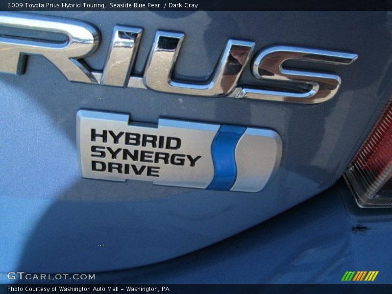 Seaside Blue Pearl / Dark Gray 2009 Toyota Prius Hybrid Touring