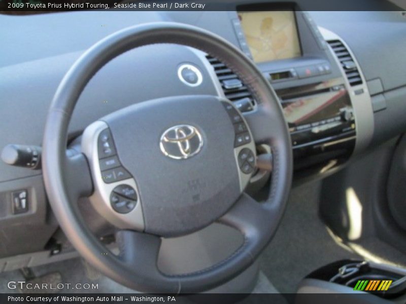 Seaside Blue Pearl / Dark Gray 2009 Toyota Prius Hybrid Touring